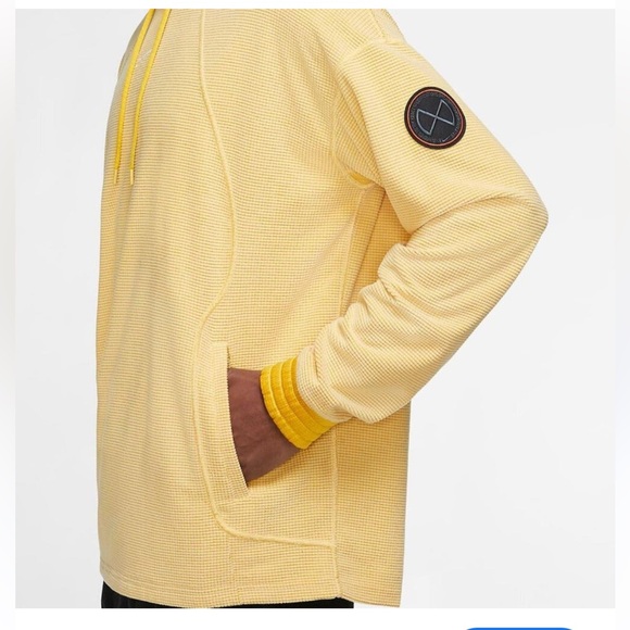 Nike Waffle Texture Dri Fit Loose Fit Hoodie Center Swoosh & Patch Size … - Picture 3 of 8